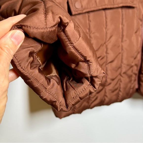 TᴏᴘMᴀɴ Vᴇʀᴛɪᴄᴀʟ Pᴜꜰꜰᴇʀ Jᴀᴄᴋᴇᴛ ɪɴ Cᴏᴘᴘᴇʀ Bʀᴏᴡɴ - Picture 6 of 15